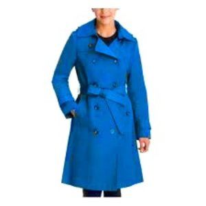 London Fog Cotton Trench Coat Double Breasted XS